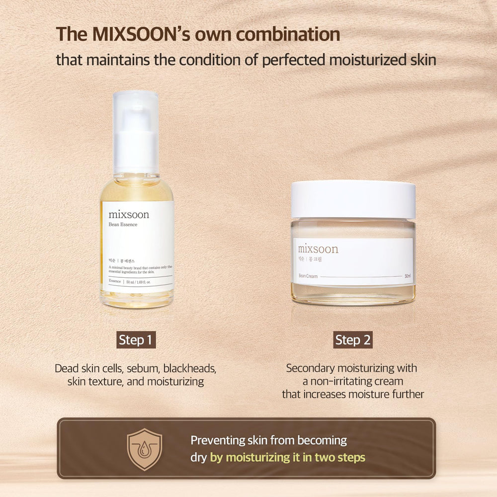 Mixsoon Glass Skin Duo lifestyle shot promoting luminous skin potential