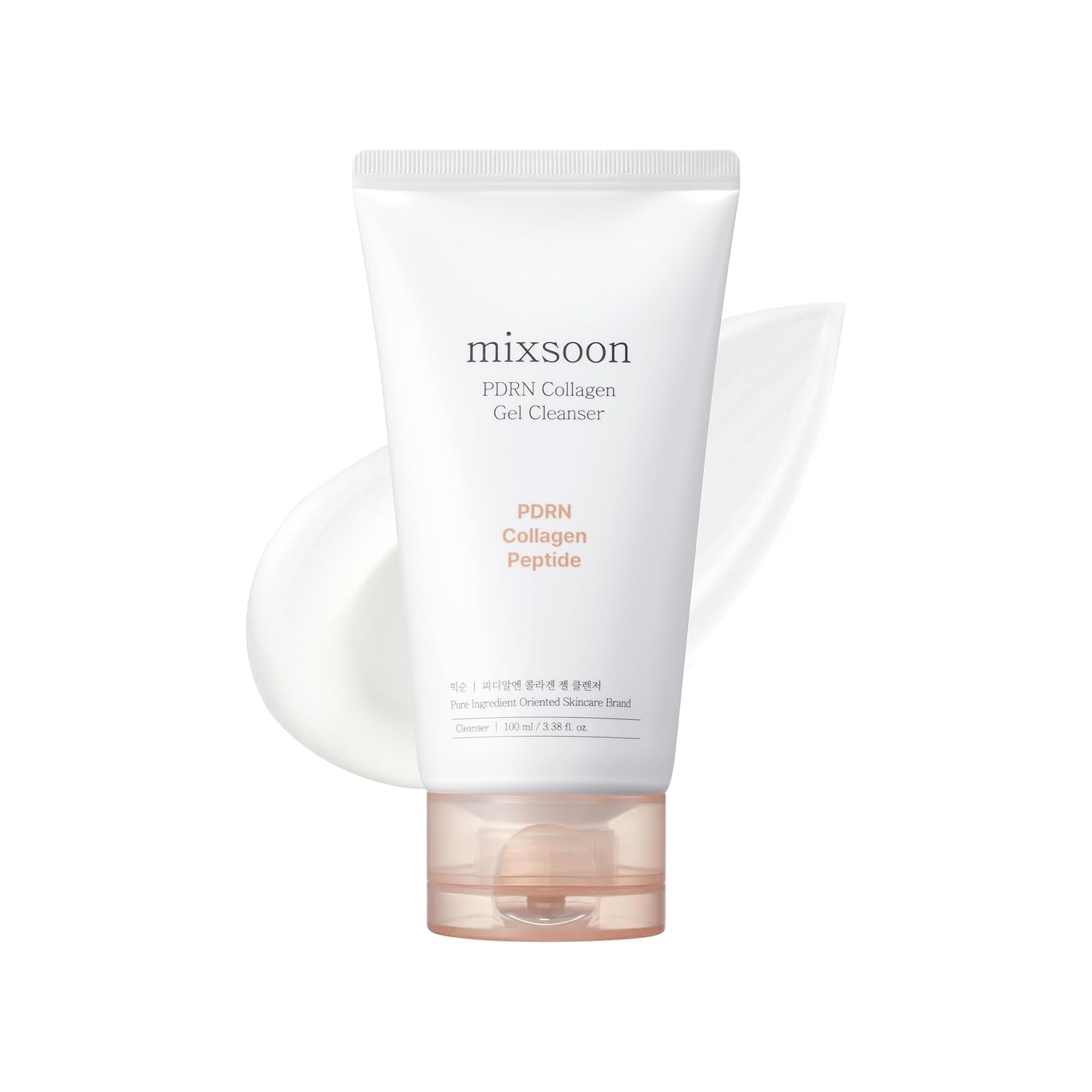 Mixsoon PDRN Collagen Gel Cleanser lather for smooth skin prep