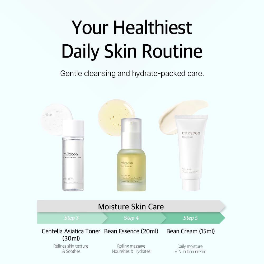 mixsoon Pure Glow Bean Cream jar texture for creamy moisture