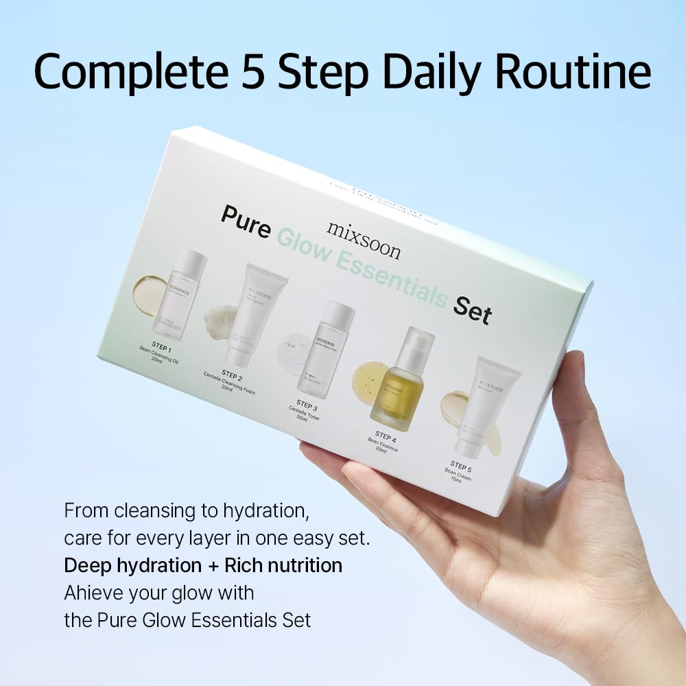 mixsoon Pure Glow Centella Toner bottle mist for hydrating refreshment