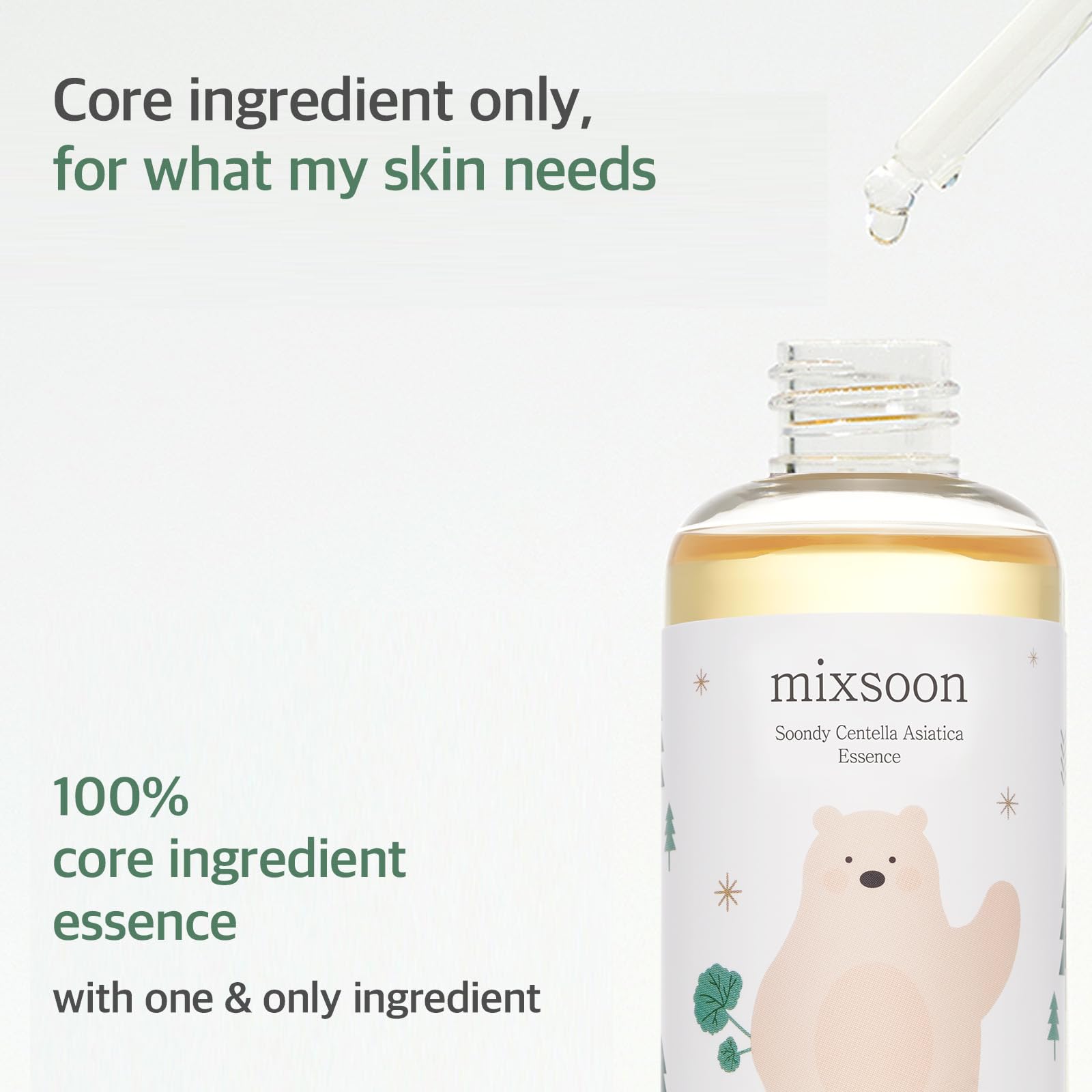 mixsoon Soondy centella ingredient illustration highlighting soothing botanicals