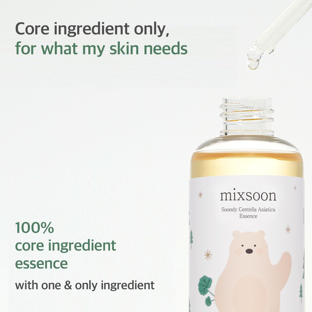 mixsoon Soondy centella ingredient illustration highlighting soothing botanicals