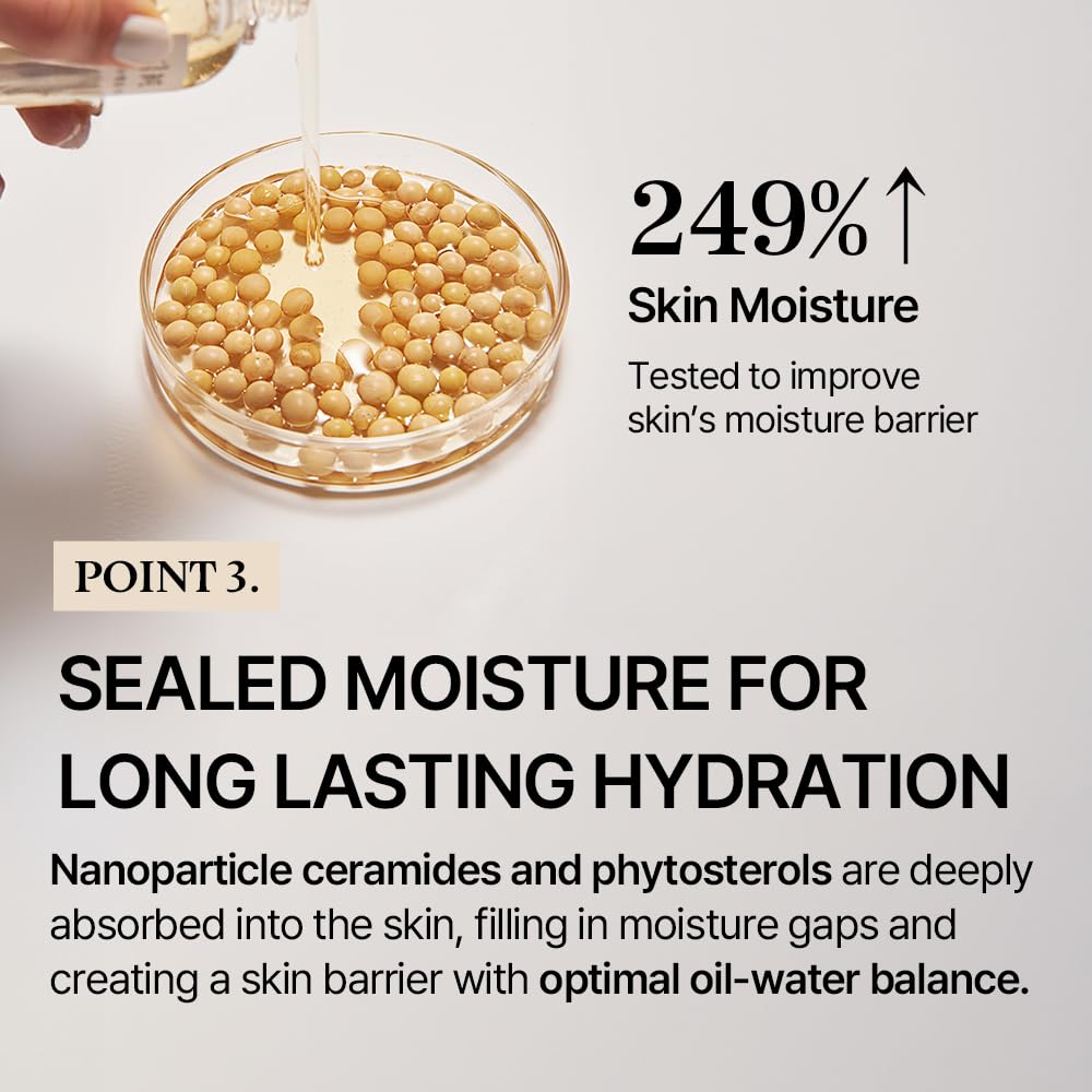 Mixsoon Soybean Milk Serum highlights galactomyces and soy protein benefits.