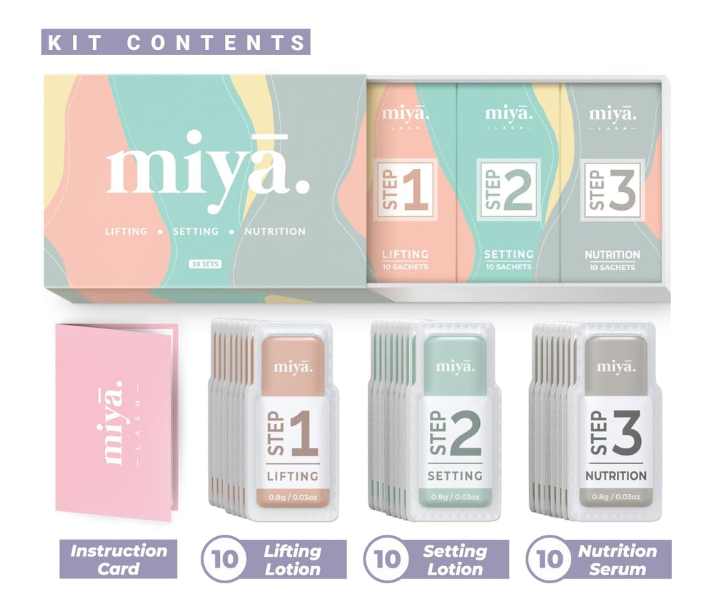 MIYA LASH 2in1 lifting lotion sachet for quick lash lift