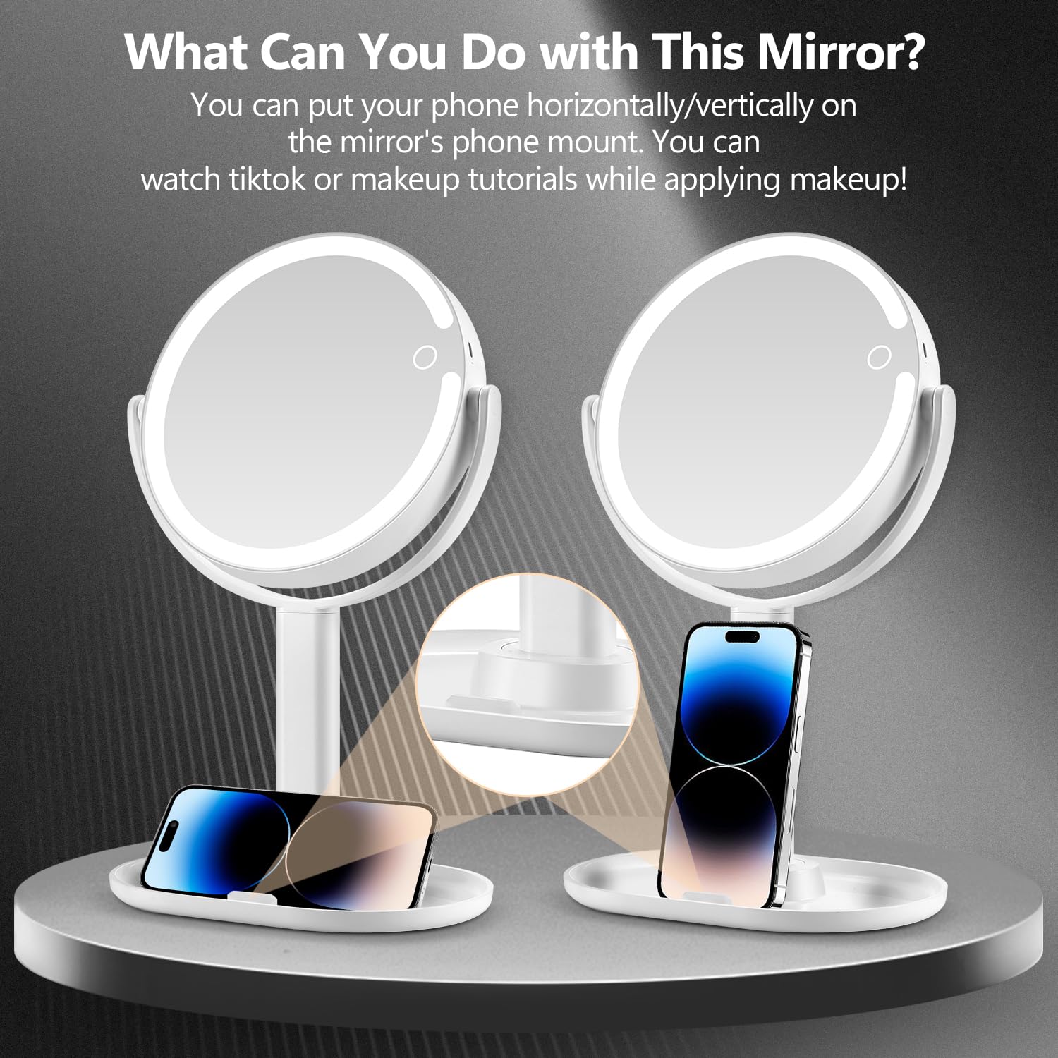 MIYADIVA beauty mirror is gift-ready for holidays or special occasions.