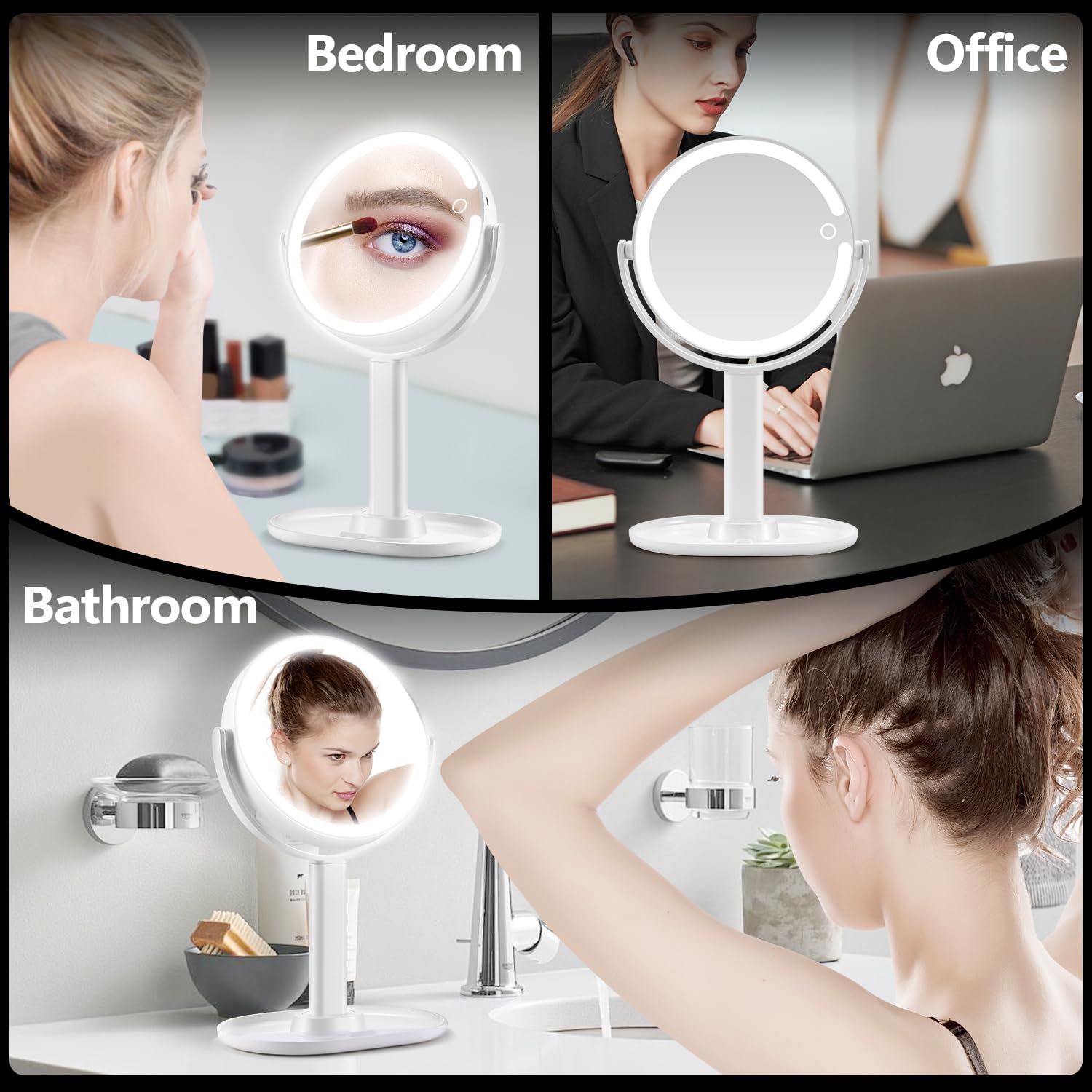 MIYADIVA daily routine makeup setup on desk or dressing table.