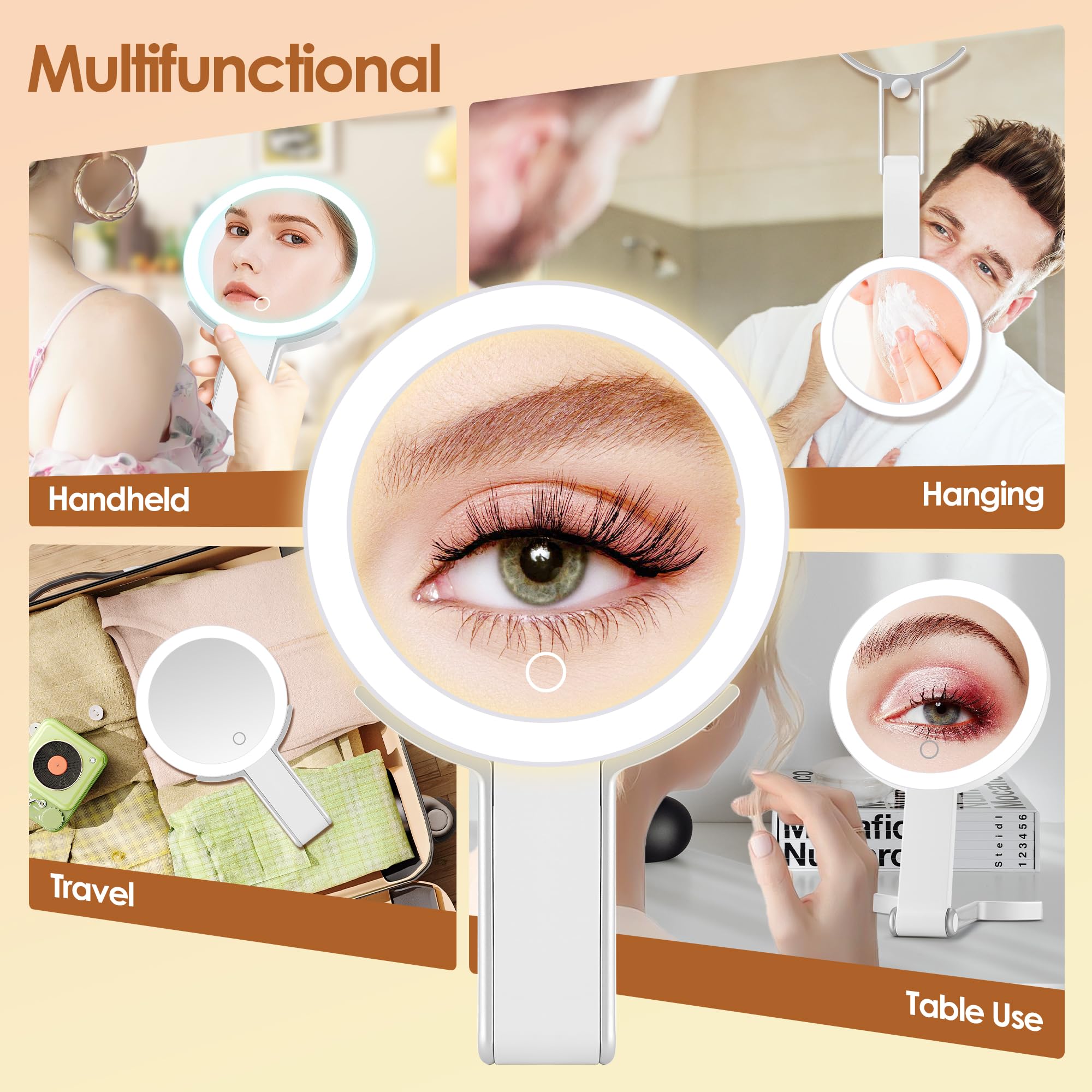 MIYADIVA dimmable touch screen control for comfortable brightness