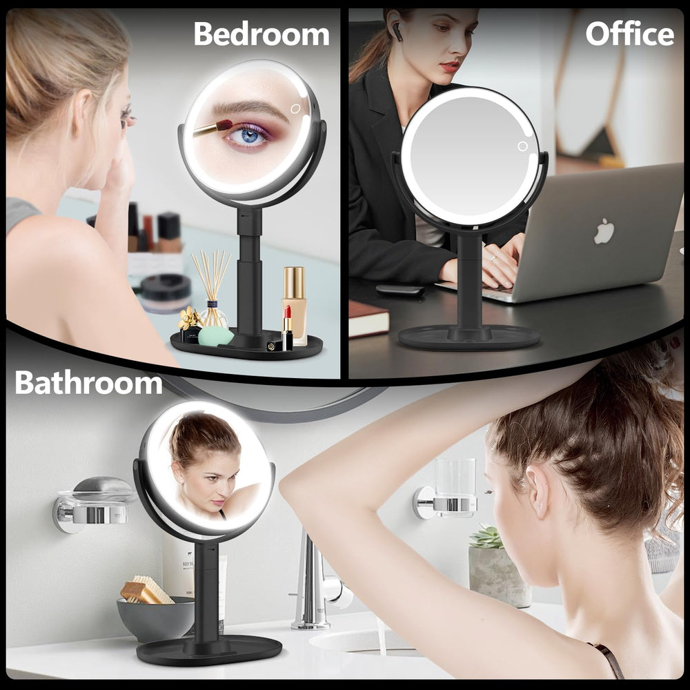 MIYADIVA gift-ready makeup mirror blending style and practicality