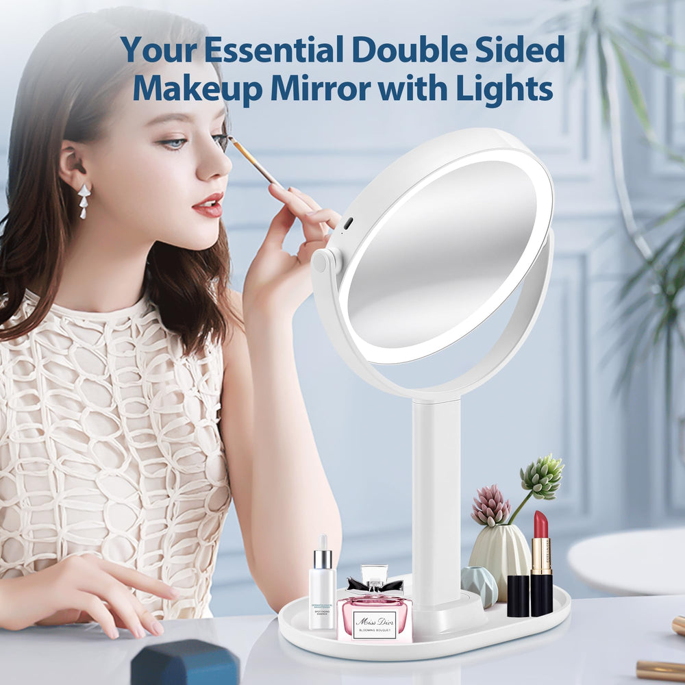 MIYADIVA 8.8-inch mirror provides wide, clear viewing surface