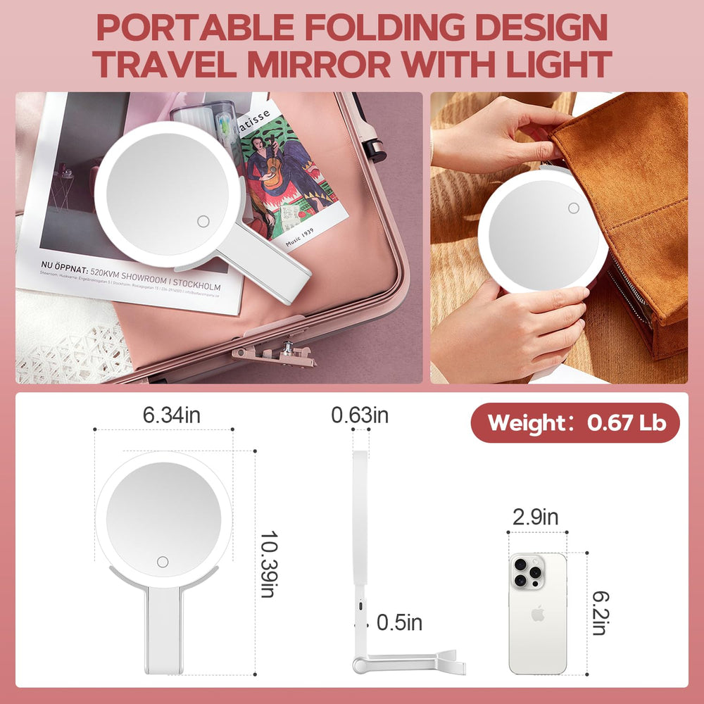 MIYADIVA adjustable brightness with three colors provides customized makeup illumination.