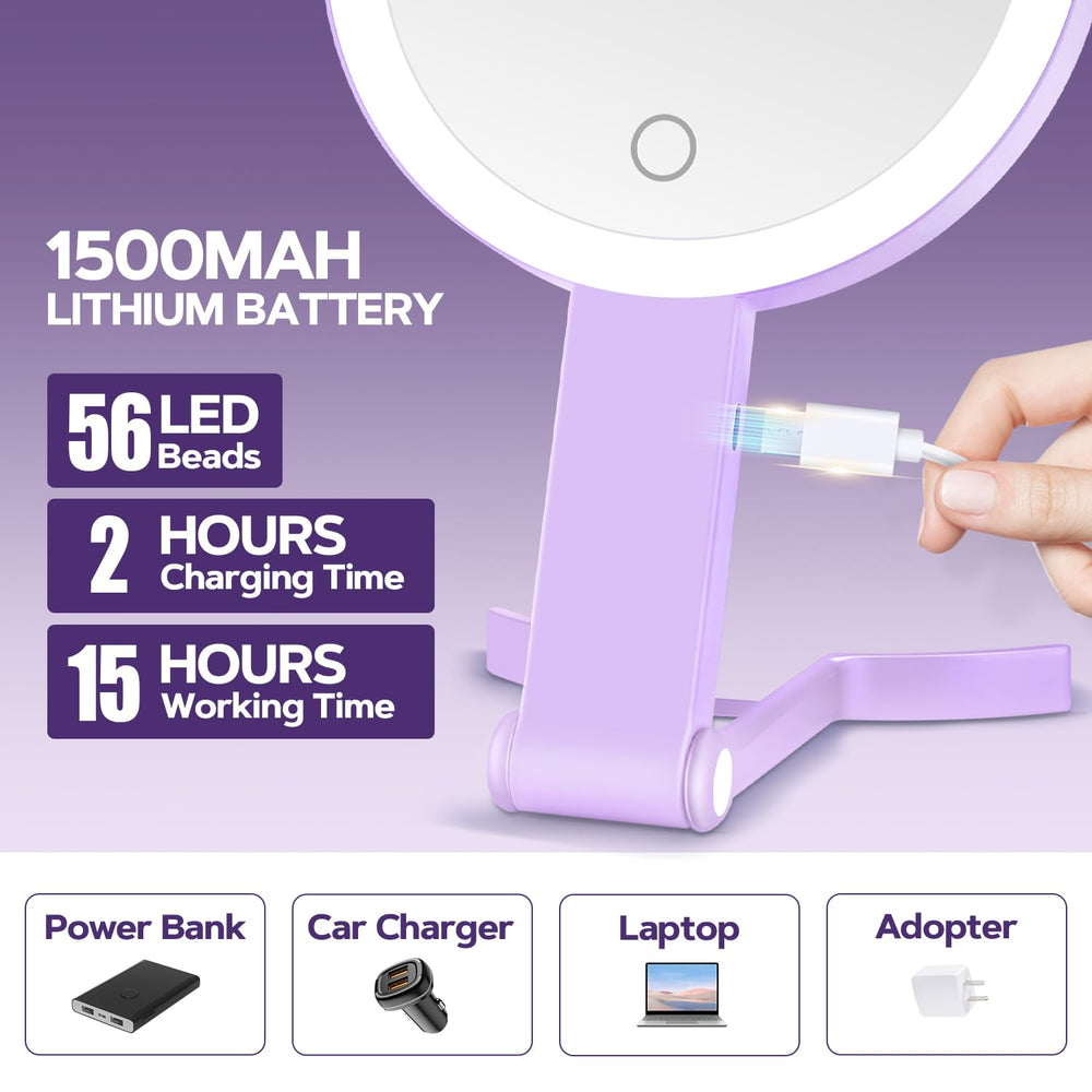 MIYADIVA touch controls with three light colors for customizable illumination.