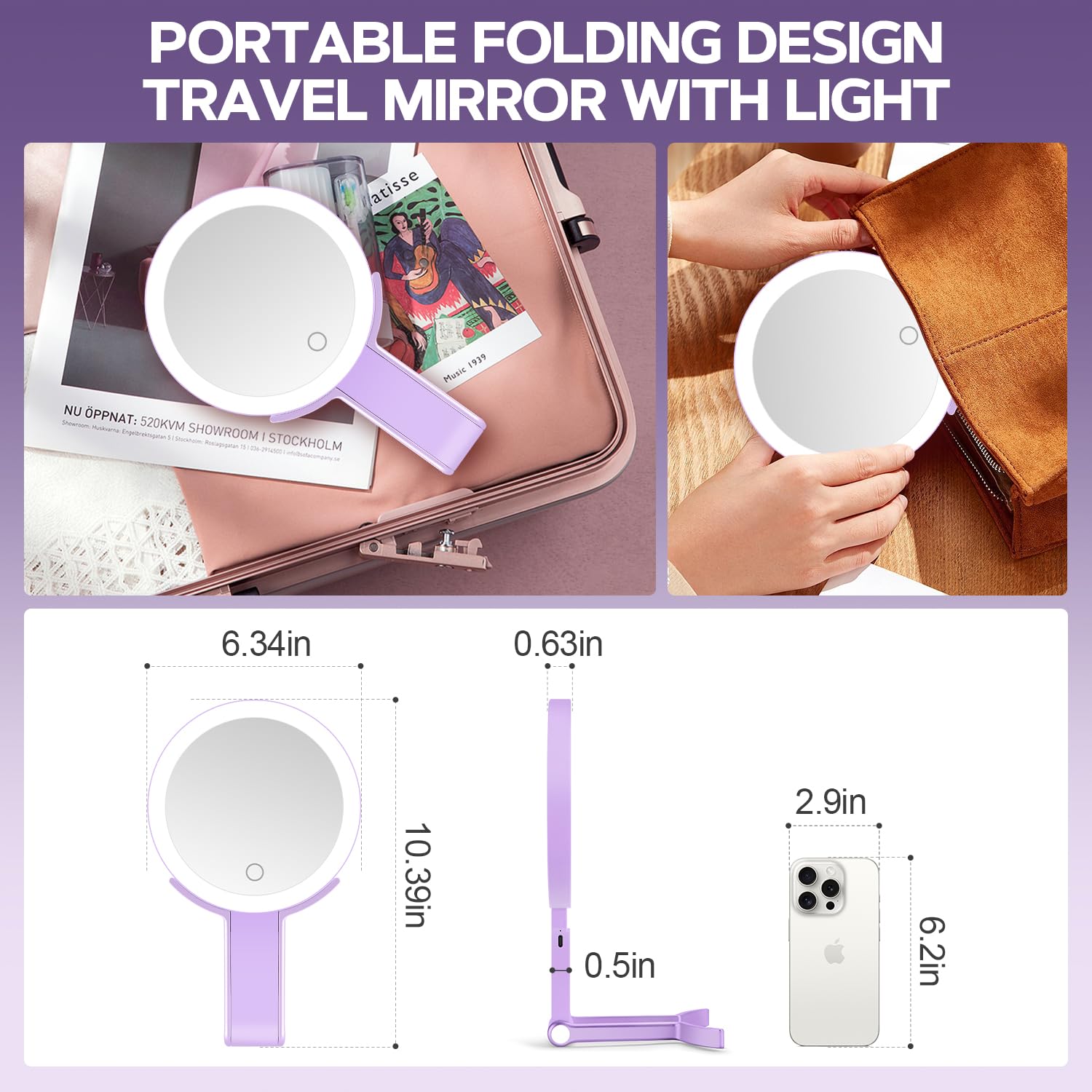 MIYADIVA USB-C charging ports for universal compatibility.