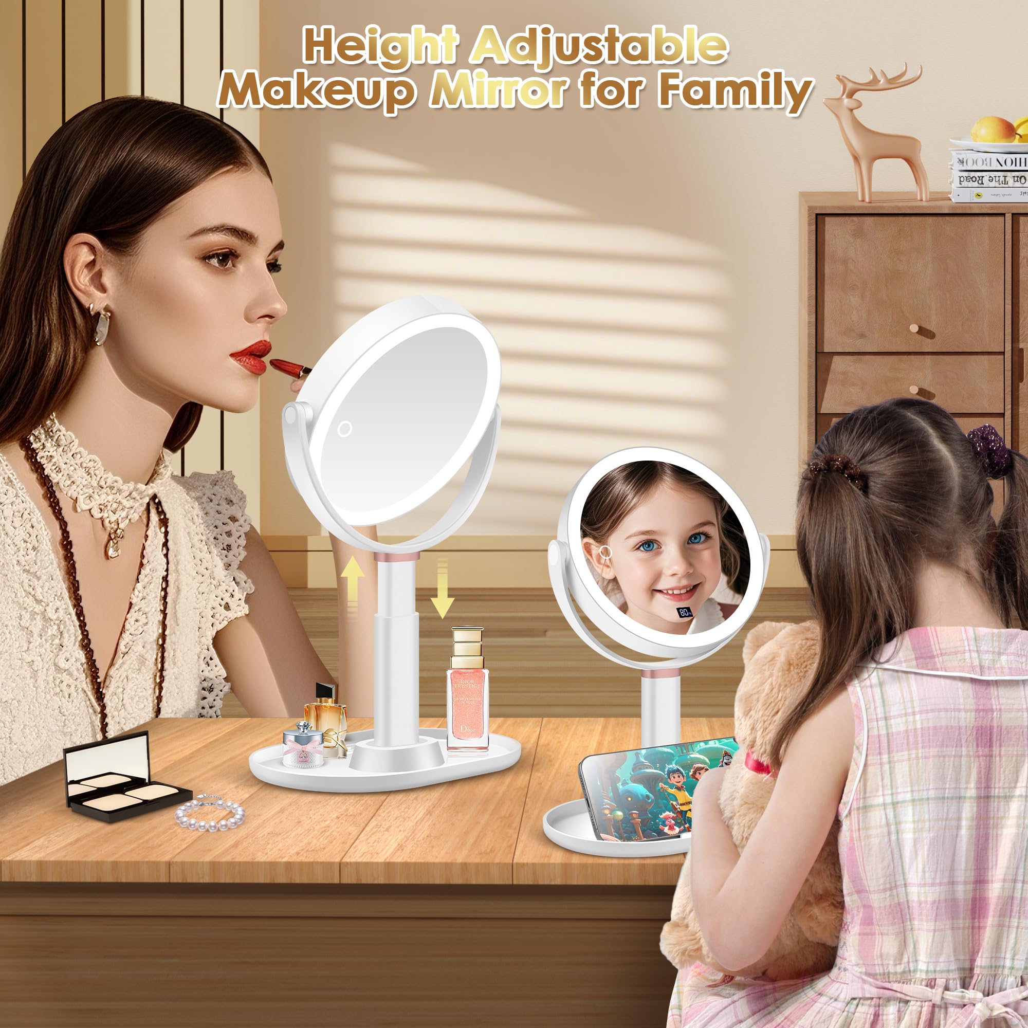 MIYADIVA built-in tweezer supports precise grooming during makeup routines.