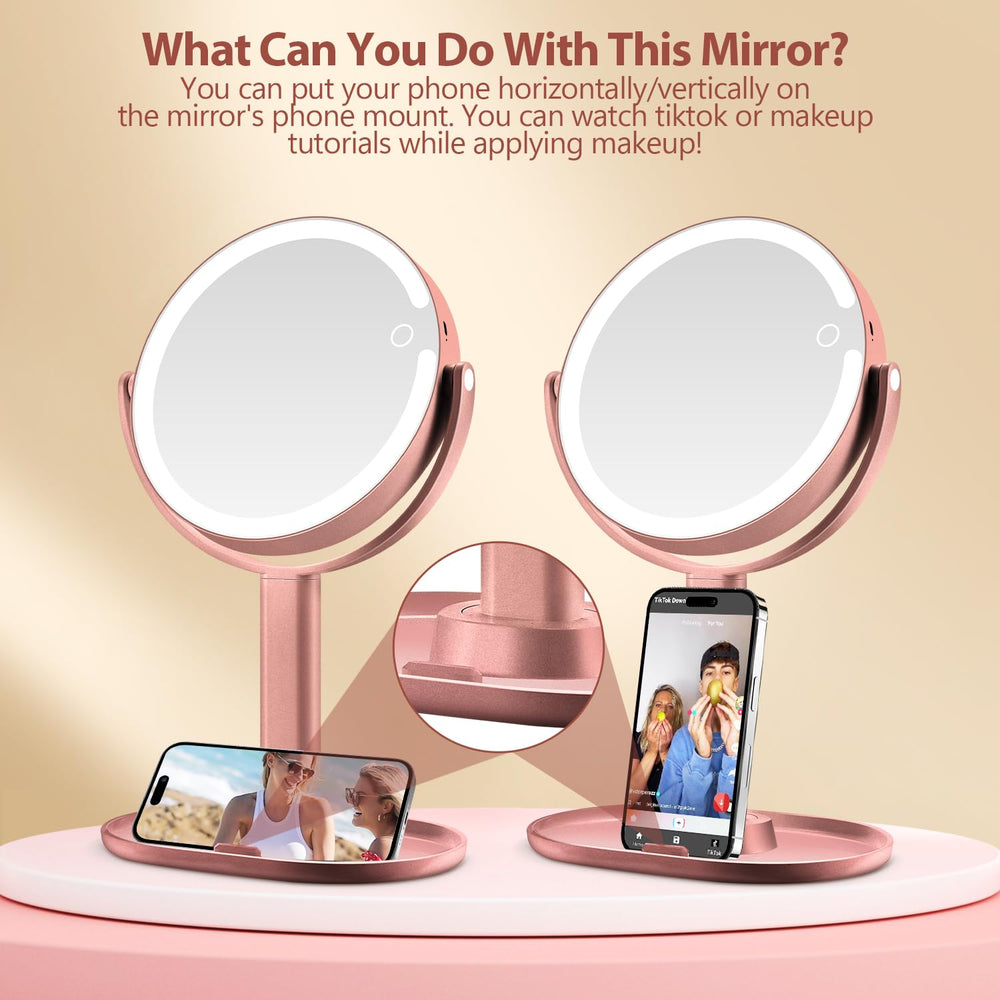 MIYADIVA built-in phone holder enables hands-free tutorials