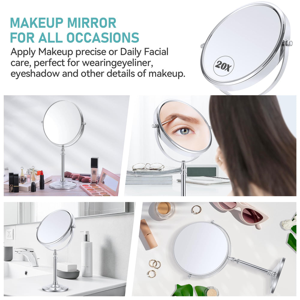 MIYADIVA vanity mirror on dresser in bedroom for daily routine prep