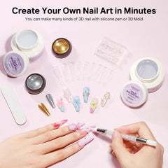 MIZHSE dual-ended nail art pen for precise detailing
