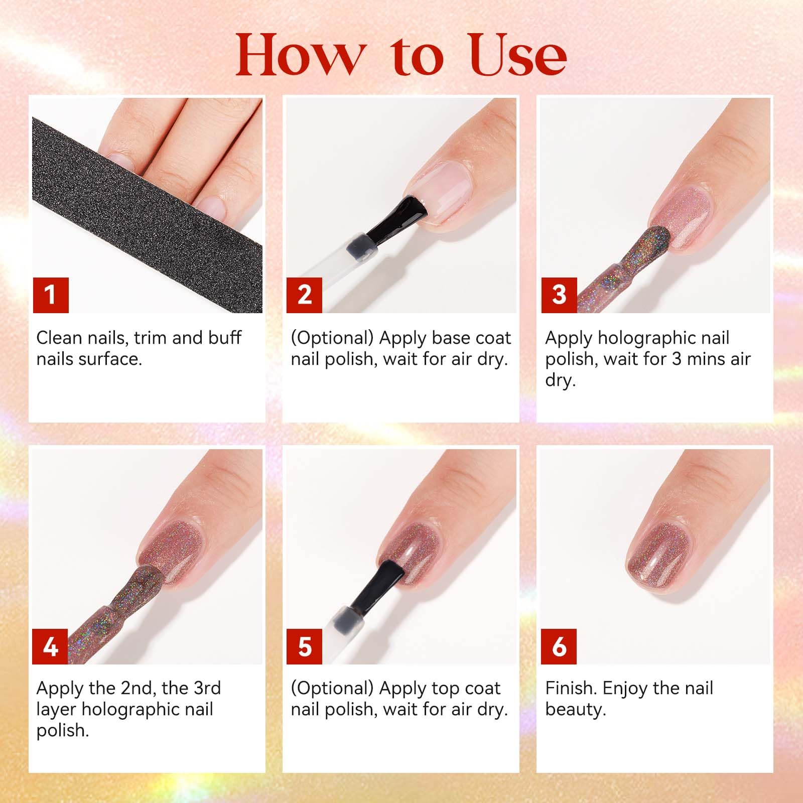 MIZHSE fall color nail polish brightens nails in daylight and indoor lighting