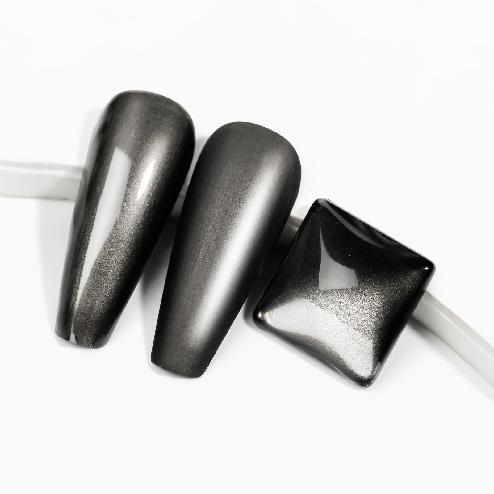 MIZHSE oil-based nail polish close-up highlights glossy long-wear shine