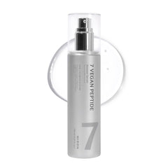 MIZON 7-Peptide Booster Serum bottle close-up highlighting hydration potential.