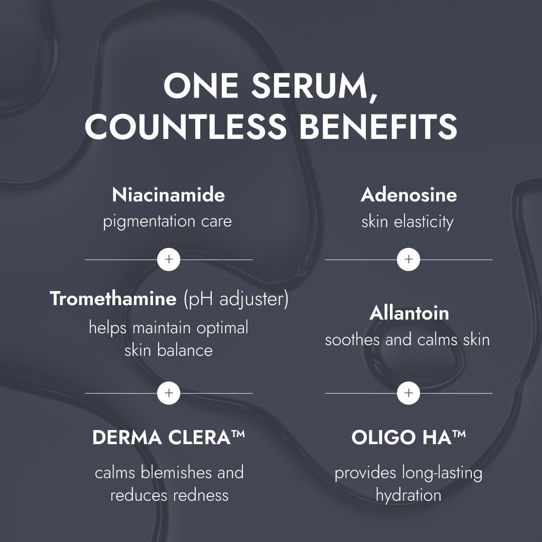 MIZON 7-Peptide Booster Serum on a vanity, ready for daily routine.