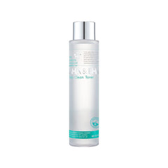 MIZON daily clean toner bottle closeup shows gentle exfoliation for smoother skin.