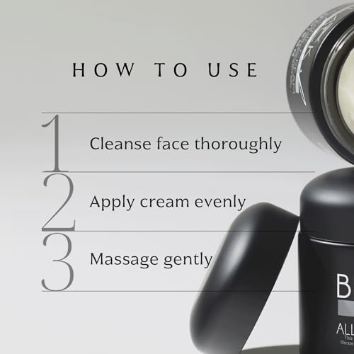 MIZON face moisturizer applied on cheek for hydrated look.