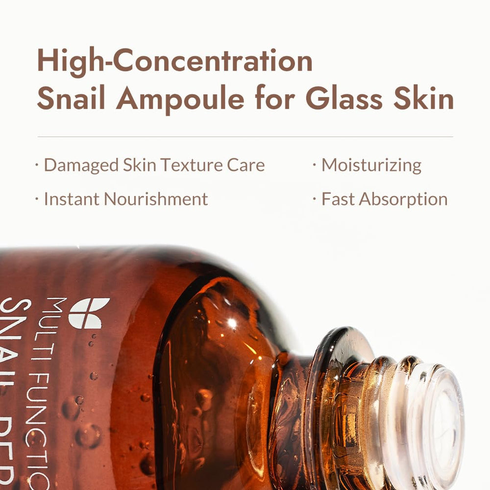 MIZON Skin after application with dewy, hydrated look.