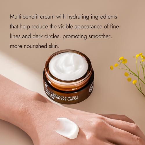 MIZON Snail Line Eye Cream bottle with meadowfoam and squalane impact.