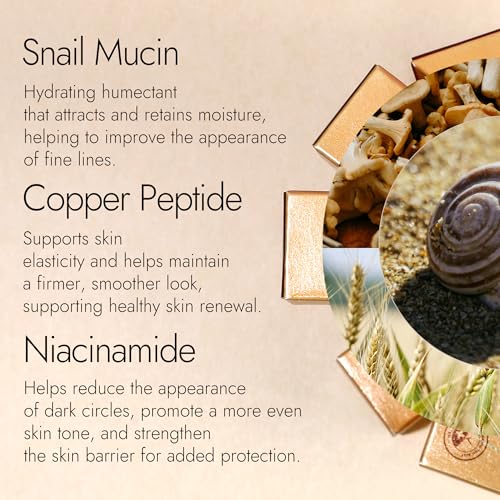 MIZON Snail Line Eye Cream packaging box and jar.