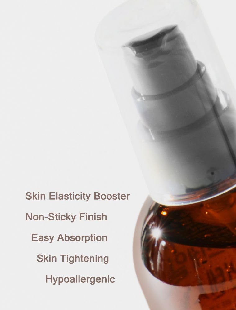 MIZON Snail Mucin application on skin suggests quick absorption and nourishment.