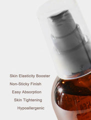 MIZON Snail Mucin application on skin suggests quick absorption and nourishment.