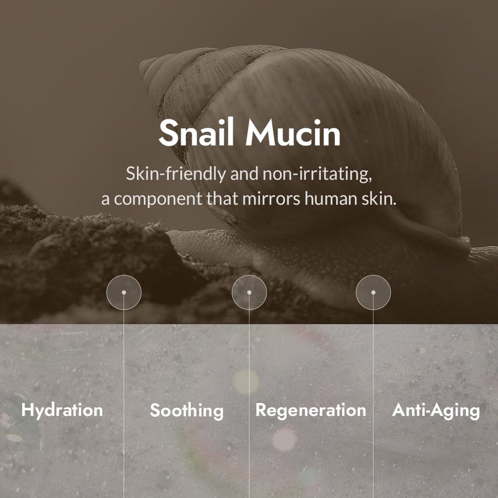 MIZON Snail Repairing Foam Cleanser foam lather suggests creamy daily cleanse for smooth skin.