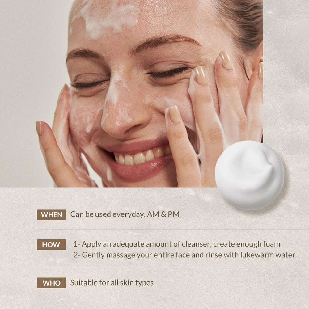 MIZON Snail Repairing Foam Cleanser 2-pack packaging shows value and convenience.