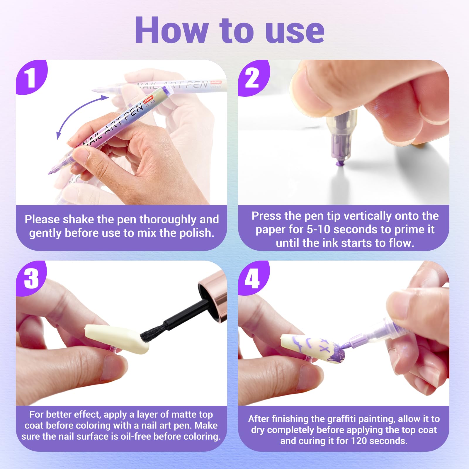 MKNZOME easy-clean pens simplify maintenance and reuse after art projects.