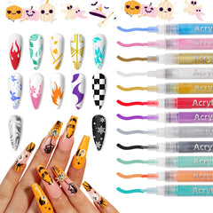MKNZOME nail art pens cap close-up showing precision design control