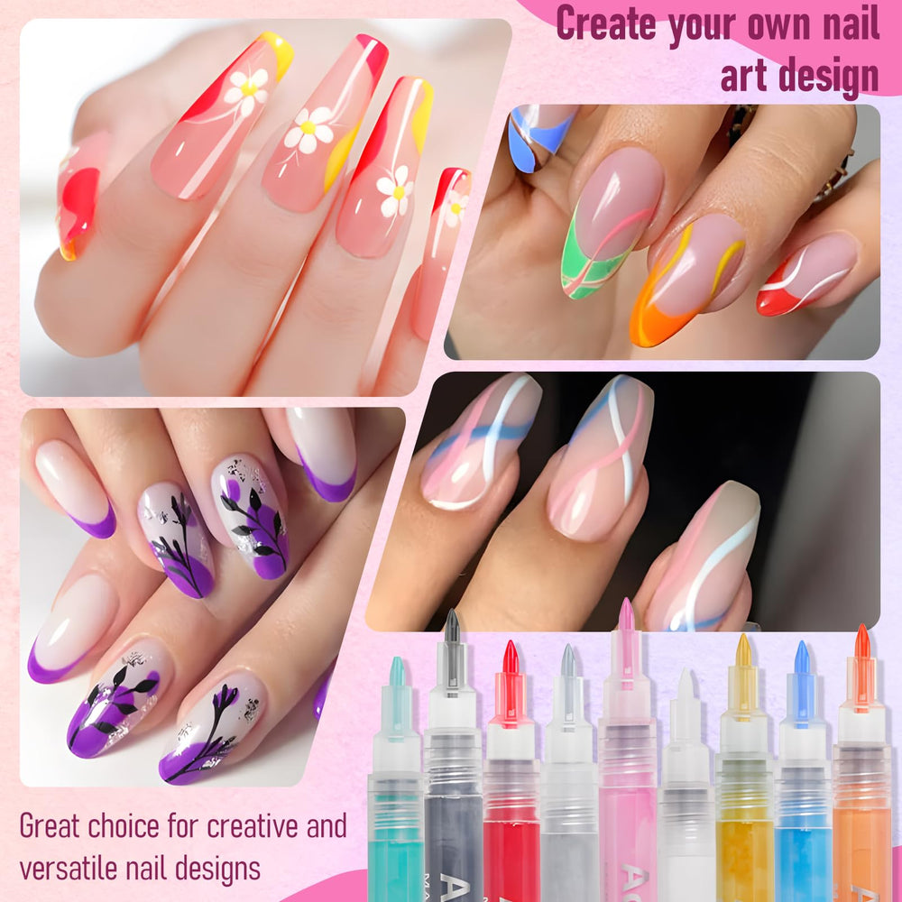 MKNZOME 12-color swatches preview vibrant palette for nail art