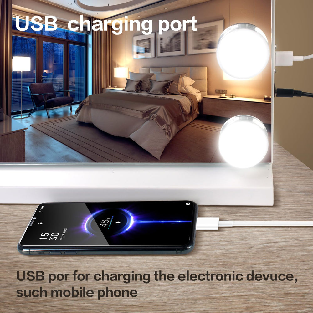MKupView embedded LEDs deliver consistent, shadow-minimizing lighting.