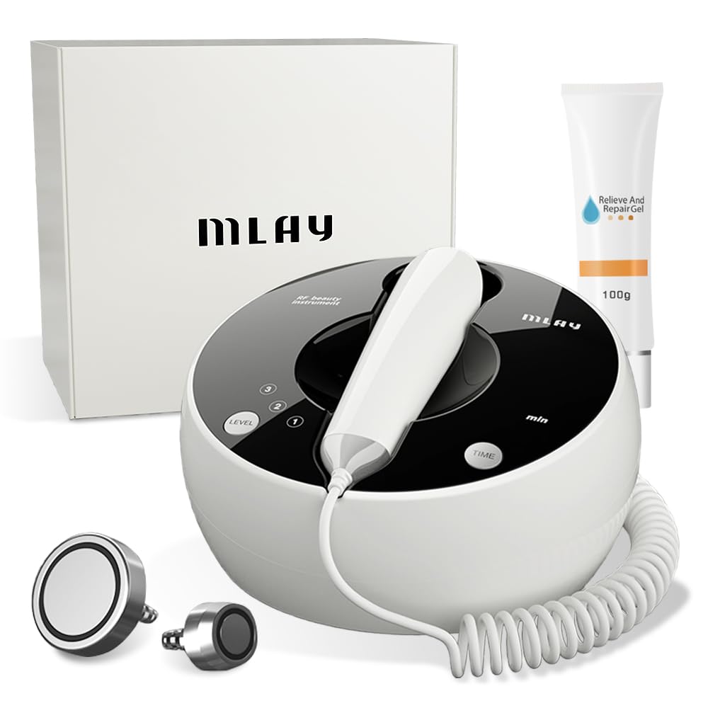 MLAY professional RF machine front view for at-home skin tightening.
