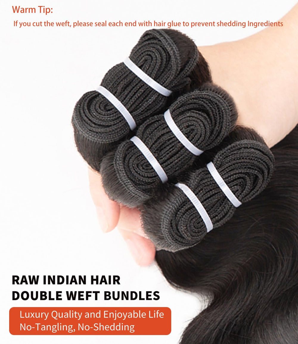 MLIP no tangling feature close-up shows even cuticles and tidy wefts.