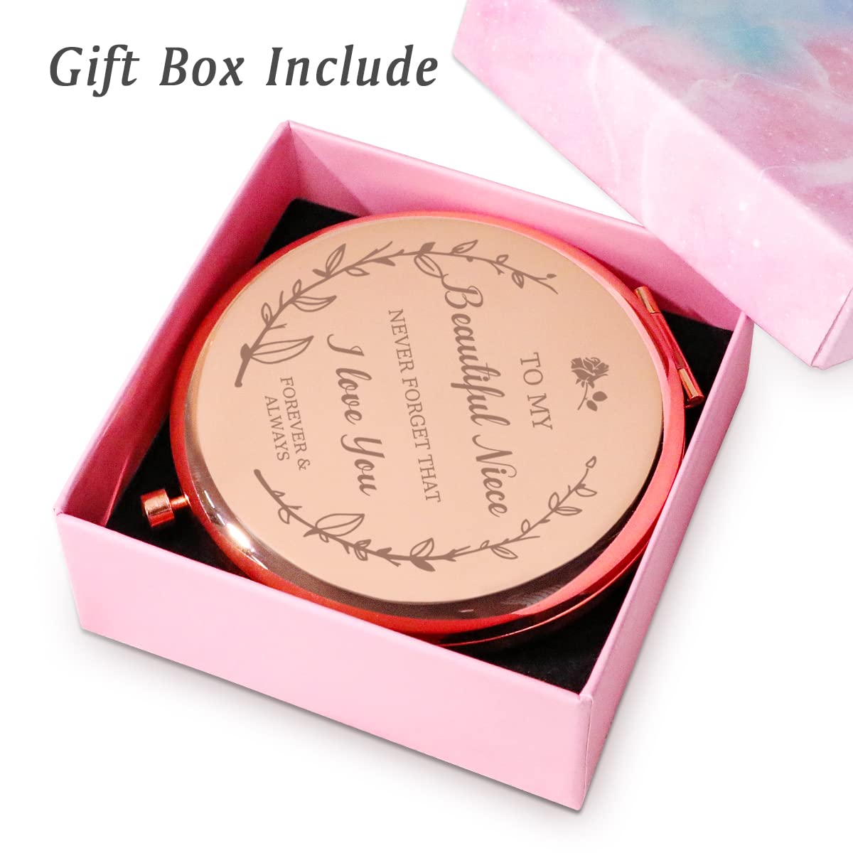 MLLXX gift-box ready personalized mirror for special occasions