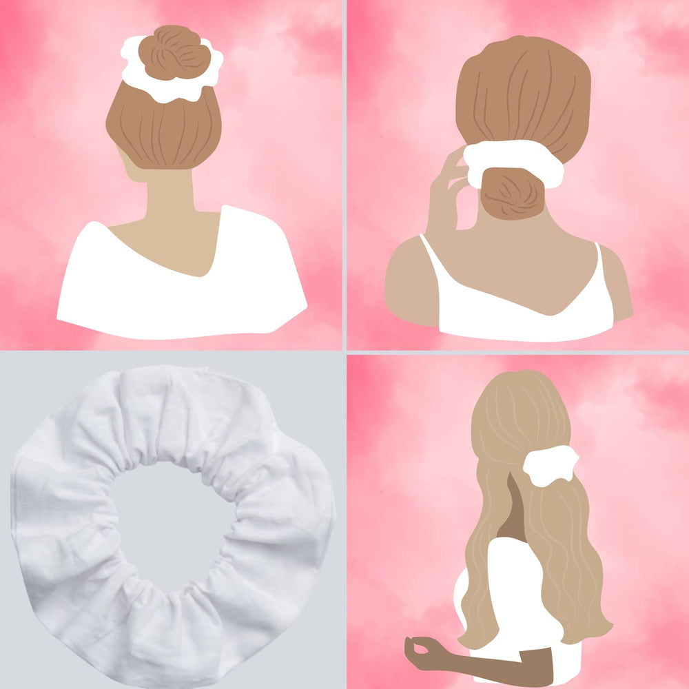 MLMOMVME daily-use scrunchie non-slip design for secure ponytails.