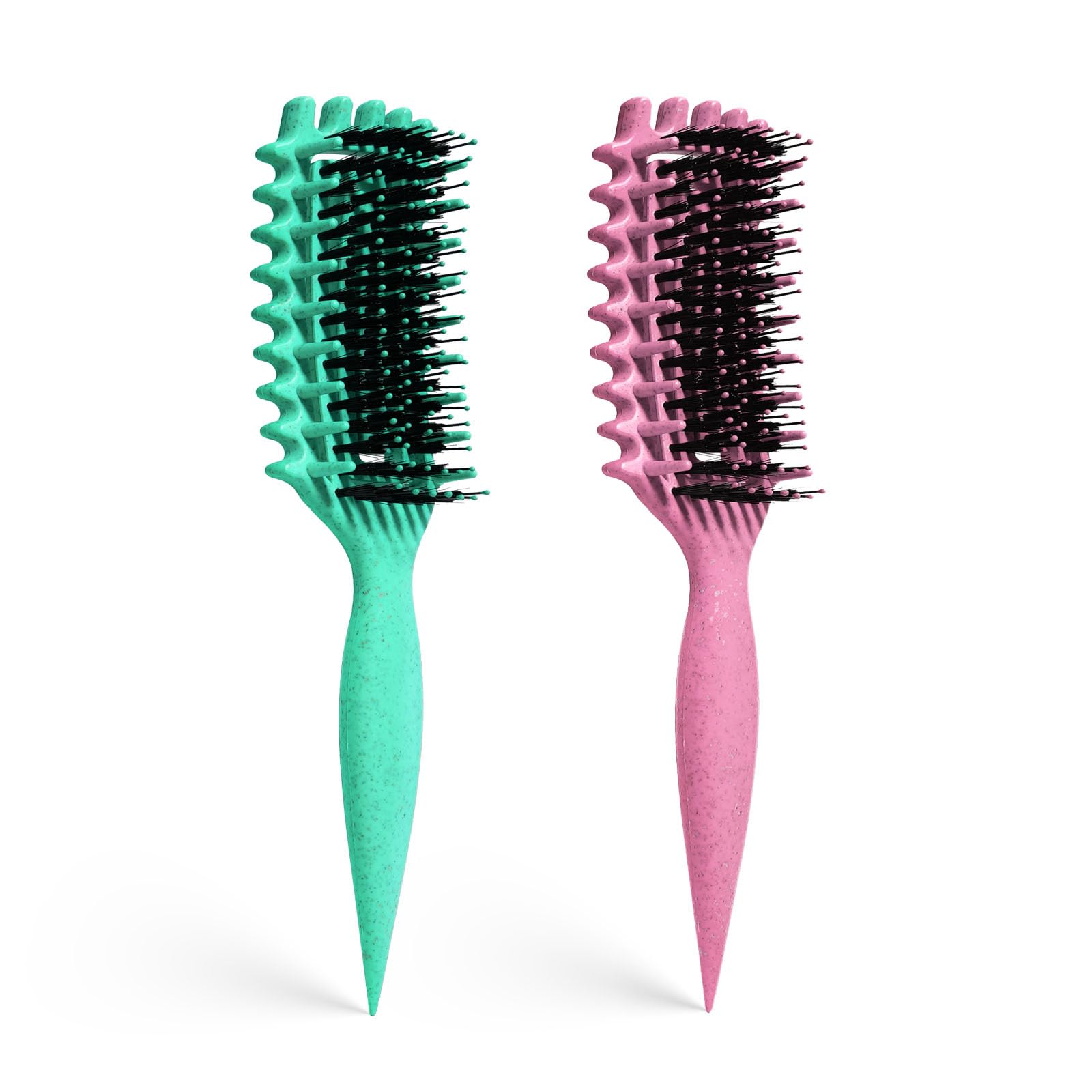 MMBVSZ Candybrush curl-defining brush with ergonomic handle for comfortable detangling.