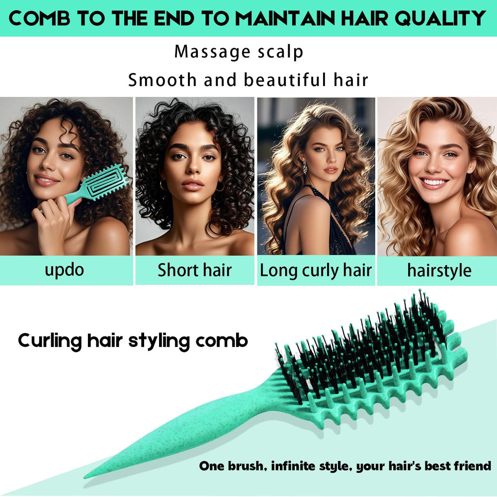 MMBVSZ Candybrush demonstrates wet-hair detangling routine with minimal tugging.