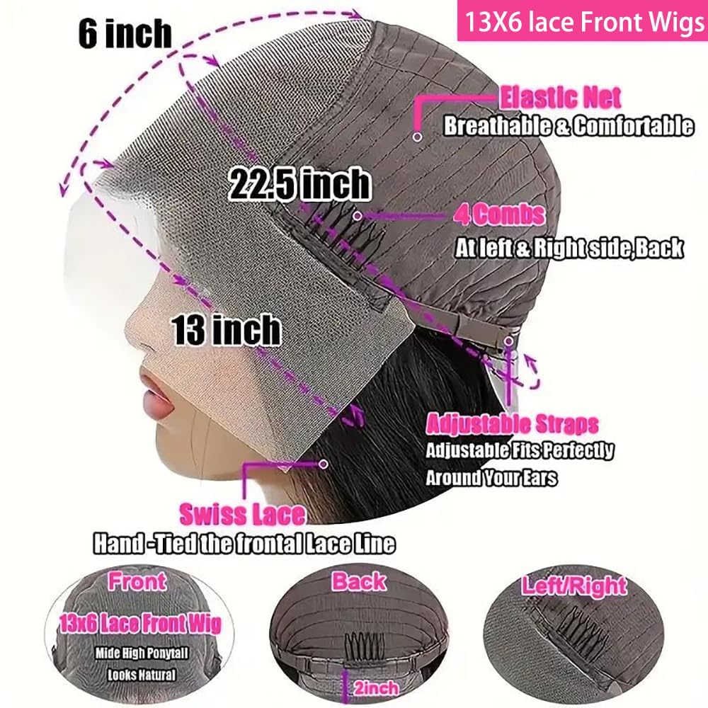 MMFZPHEIR 13x6 hd lace front with bleach knots and transparent Swiss lace.