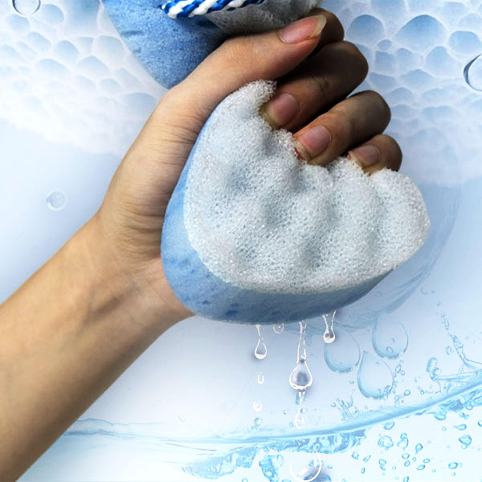 MMGGFQ spa routine bath use shows relaxing, customizable exfoliation experience.