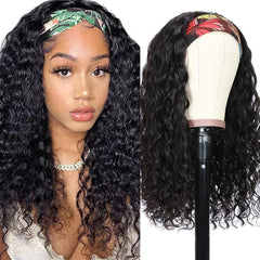 mmiQus 22inch water wave wig length with natural shine for daily styling