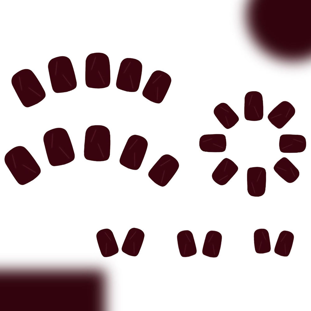 MMNHJHUT jelly glue stickers pack enables reusable nail application