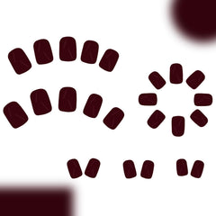 MMNHJHUT jelly glue stickers pack enables reusable nail application