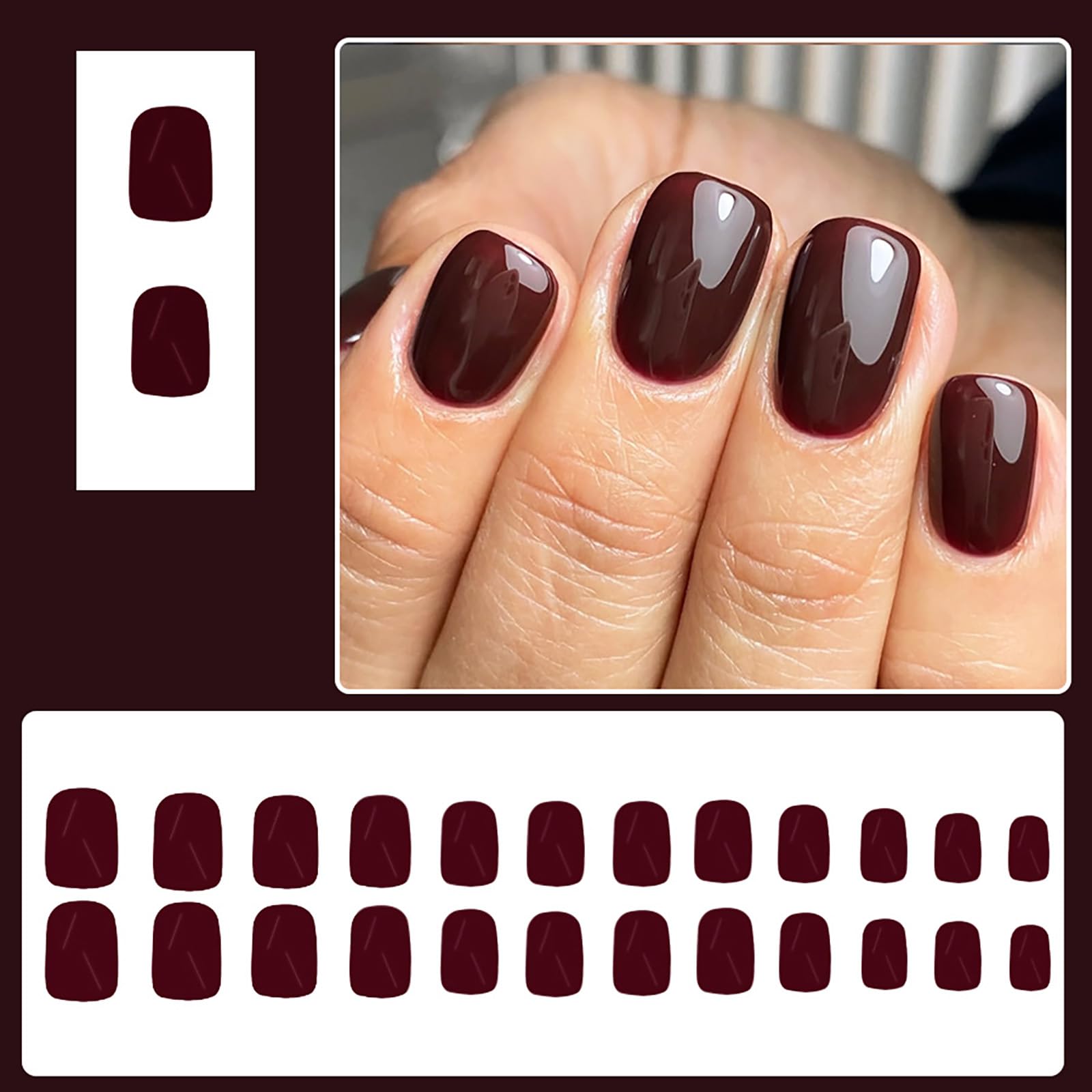 MMNHJHUT included nail file and tools for prep and removal
