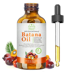 MMPANG Batana Oil bottle pour demonstrates pure organic nourishment for healthier hair.